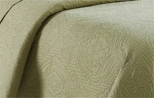 Vista 2 de Home Collection - Juego de cubrecama de lujo holgada repujada liviana de color liso