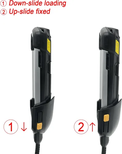 Vista 3 de TC70 TC77 TC72 TC75 TC70X - Cable cargador para escáner Symbol Zebra PDA, 5V4A con cable de 3.4 pies para escáneres de código de barras Android