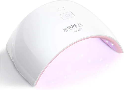 Vista 10 de SUNUV Lámpara UV para uñas, secador para esmalte de gel con sensor, 2 temporizadores y pantalla, SUN9X Plus, lámpara de uñas UV rosa