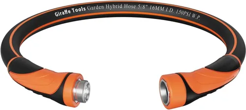Vista 20 de Giraffe Tools Manguera Líder 5/8 pulgadas x 2.5 pies para Jardín, Manguera de Agua Resistente, Manguera Híbrida Corta Flexible y Ligera