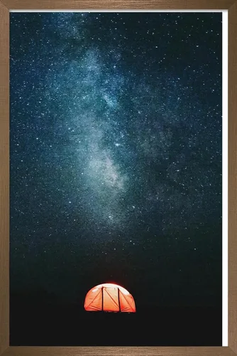 Vista 17 de Trends International Póster de pared Under The Stars, 14.725 x 22.375 pulgadas, versión enmarcada de madera de granero