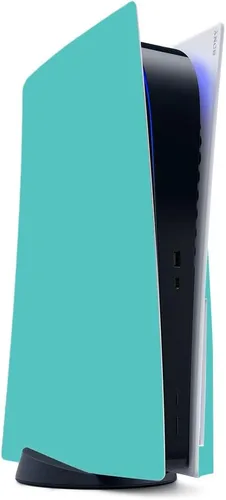 Vista 7 de MightySkins Skin compatible con PS5 / PlayStation 5 Digital Edition - Verde lima sólido Funda protectora de vinilo duradera y única Fácil