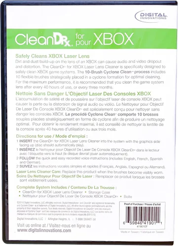 Vista 3 de Digital Innovations CleanDr para limpiador de lentes láser Xbox (4190100)
