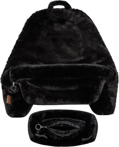 Vista 39 de Funda de almohada Husband Pillow solo para lectura - Funda para silla de lectura con generosos bolsillos traseros y laterales - Morado claro