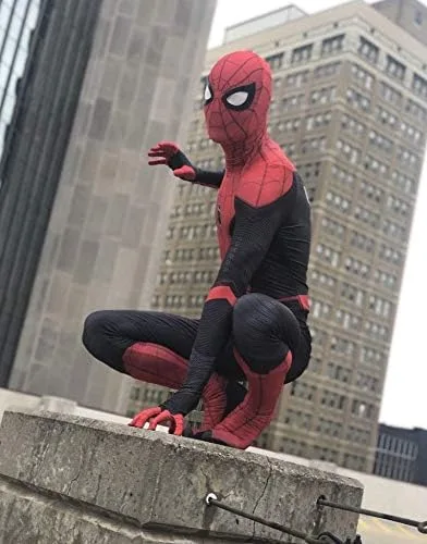 Vista 6 de Homecoming Far From Home Cosplay Suit Premium Lyrca Compression Fabric