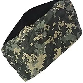 Vista 2 de Abrigo de chef de camuflaje digital ACU de manga corta de algodón suave de fácil cuidado