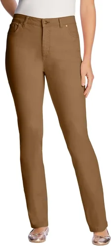 Vista 17 de Woman Within Jeans elásticos de pierna recta de 5 bolsillos Banana