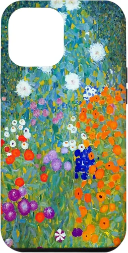 Vista 25 de Funda para iPhone 16 Gustav Klimt Flower Garden