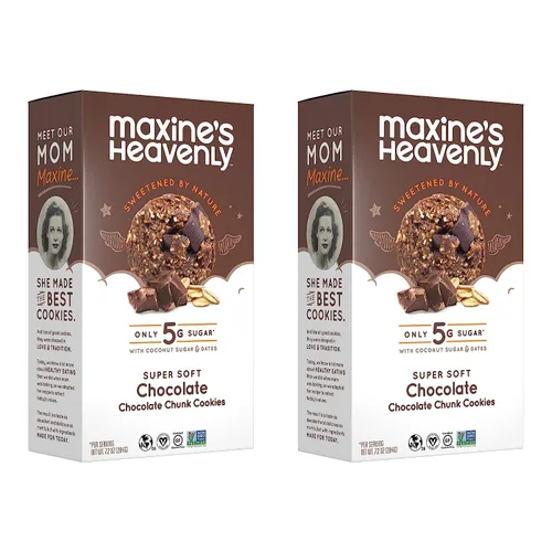Vista 15 de Maxine's Heavenly Galletas de avena y pasas de canela, sin gluten, hechas con avena, endulzadas con azúcar de coco y dátiles Sabroso postre vegano