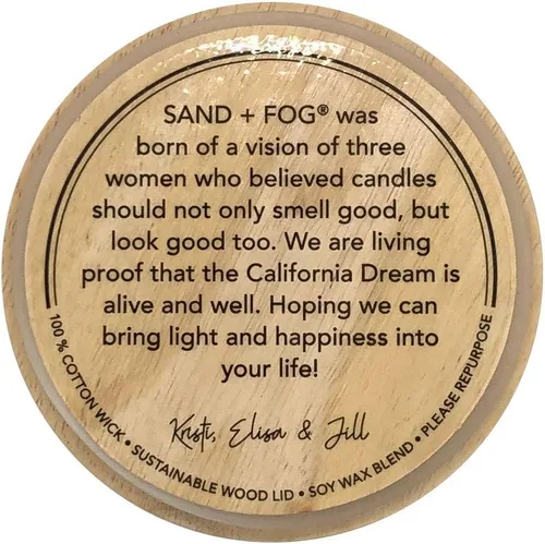 Vista 8 de Sand + Fog Vela perfumada – Vainilla de Tahití – Aromas y tamaños adicionales – Mecha 100% algodón sin plomo – Velas de lujo para ambientar