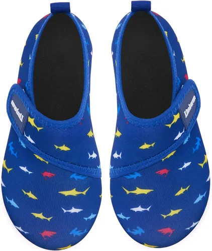 Vista 5 de Limberun Zapatos de agua para niños y niñas, zapatos deportivos acuáticos de secado rápido, ligeros, para piscina, playa, antideslizantes