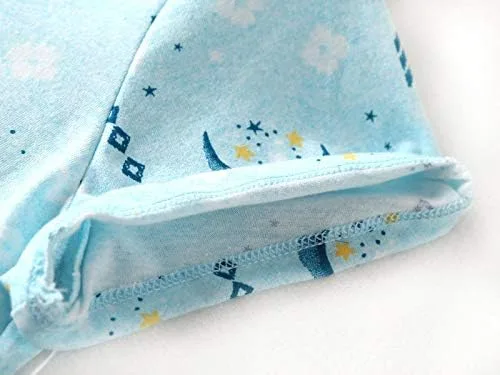 Vista 3 de PNAEONG Camisón de algodón para mujer, ropa de dormir de manga corta, camisa casual con estampado