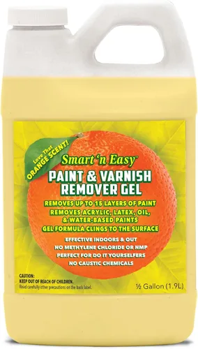Vista 9 de Safe 'n Easy - Gel removedor de pintura y barniz, cítrico, retira más de 15 capas de pintura de forma segura, sin gases peligrosos, no tóxico, aroma