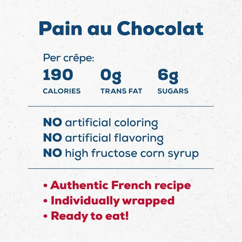 Vista 5 de La Boulangere Pains Au - Croissants de chocolate, envueltos individualmente, 16