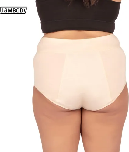 Vista 3 de Bambody Bragas absorbentes ropa interior de época para mujer, menstrual, posparto, ropa interior suave y transpirable para maternidad, 4 tampones