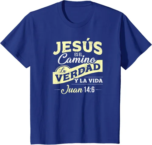 Vista 35 de Camisas de la Biblia de Jesus para los Cristianos Camiseta Española Negro