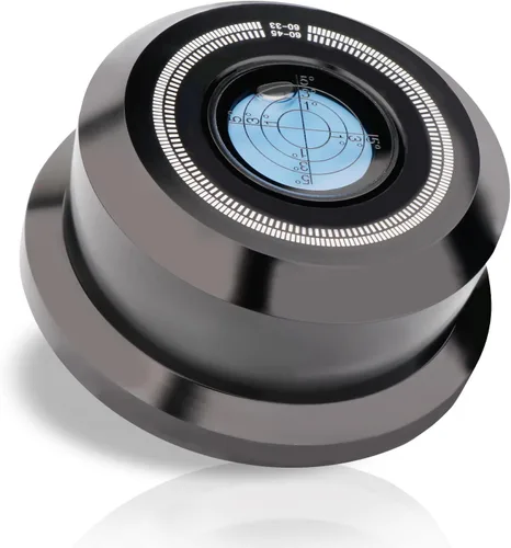 Vista 10 de Monosadio - Estabilizador de peso 3 en 1 de 50 Hz, tocadiscos de audiófilo, peso de 11.29 oz, tocadiscos de aluminio para discos de vinilo con nivel
