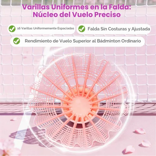 Vista 7 de HIRALIY Paquete de 12/24 pelotas de nailon de bádminton Birdies, volante duradero para patio trasero y práctica de bateo de béisbol, resistente al