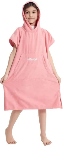 Vista 5 de Hiturbo Poncho de toalla de baño para niños: toallas de natación