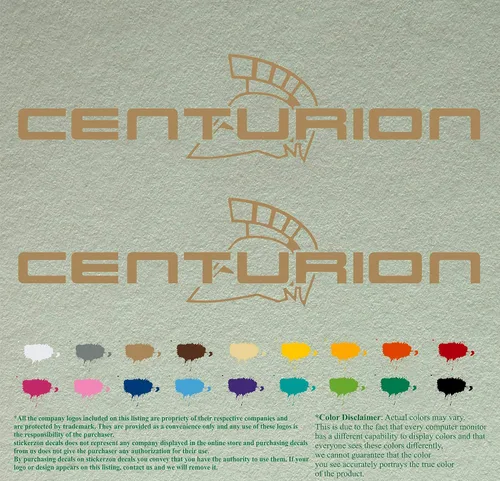 Vista 34 de Centurion - Juego de 2 calcomanías de vinilo de repuesto compatibles con motor fuera de borda (12 pulgadas, negro 070)