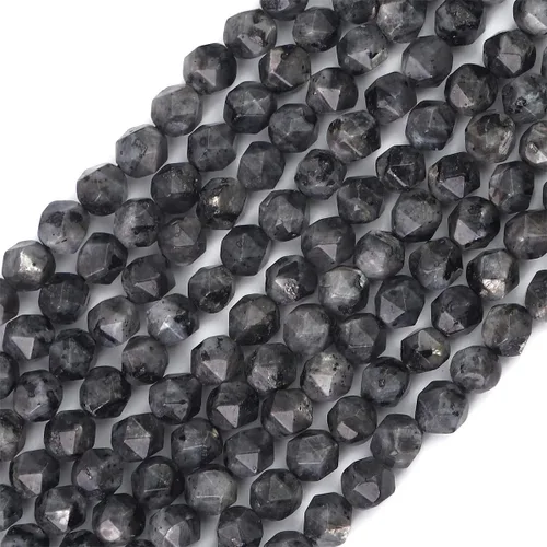Vista 22 de BEADIA Cuentas redondas de facetas de piedra natural de amazonita de 6 mm para hacer joyas, tira de 36 cm