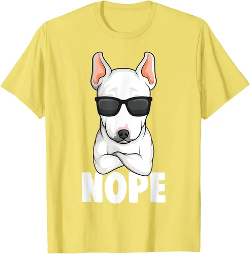 Vista 78 de Camiseta de perro Bull Terrier para niños y mujeres, Negro
