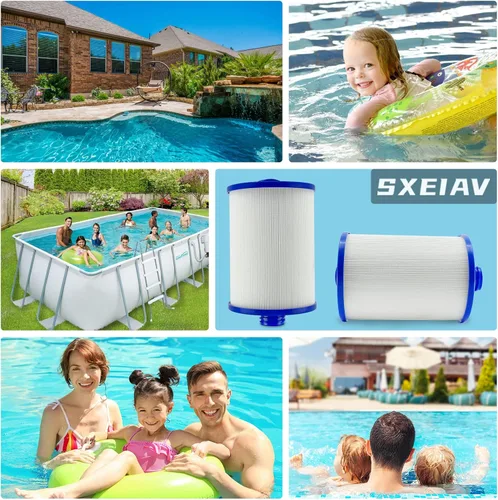 Vista 7 de Filtros de spa de repuesto para Unicel 6CH-940, PWW50P3 Filtro de spa para tina de hidromasaje PWW50P3, para Filbur FC-0359, para vías fluviales