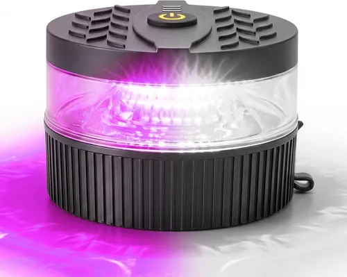 Vista 12 de Luz estroboscópica ámbar a pilas con base magnética