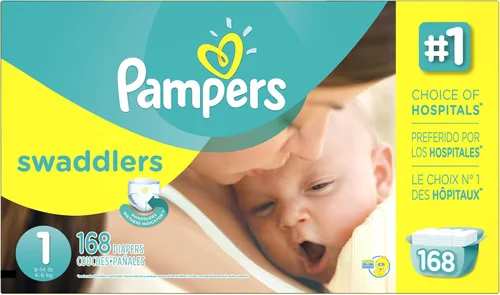 Vista 11 de Pampers Swaddlers Pañales para recién nacido talla 1 (8-14 libras), 35 unidades, Jumbo