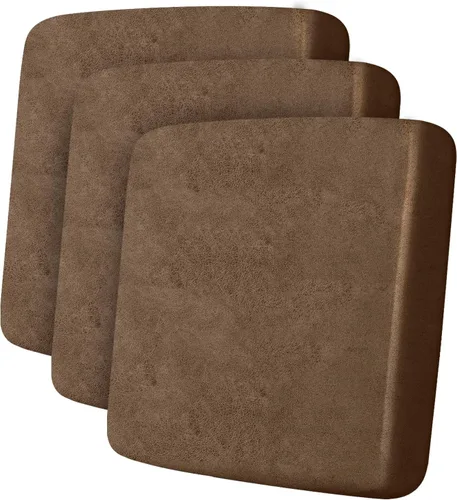Vista 43 de ANARACHON Fundas de cojín de sofá con aspecto de cuero, juego de fundas de asiento de sofá, protector de muebles para sillón seccional, sofá biplaza