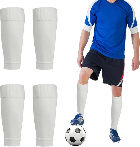 Vista 11 de Paquete de 2 calcetines de compresión para pantorrillas, para fútbol, fútbol, sobre la pantorrilla, béisbol, baloncesto, rugby