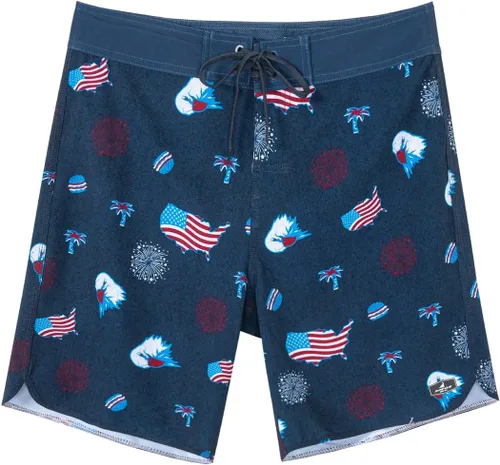 Vista 9 de SURF CUZ Shorts de Tabla/Playa para Hombre con Elasticidad en 4 Direcciones para Natación