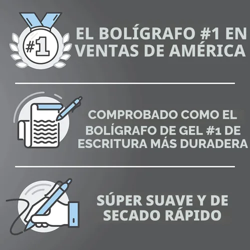 Vista 3 de Pilot Bolígrafos G2 retráctiles Gel Roller Bolígrafo Extrafino 05 pt Negro y Azul Bundle (6)