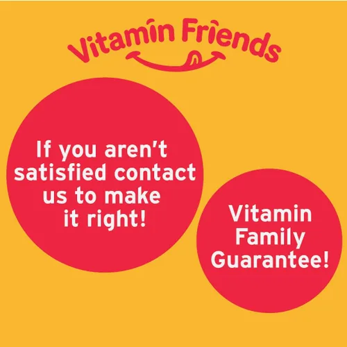 Vista 8 de Vitamin Friends - Gomitas estimulantes del apetito naturales y veganas para niños- Vitaminas para niños sin alérgenos - Sabor naranja (60 gomitas)