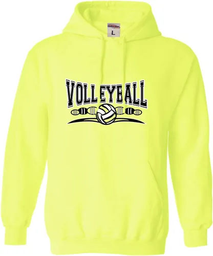 Vista 9 de Go All Out Sudadera con capucha para hombre y mujer con diseño fresco de voleibol
