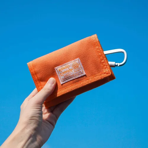Vista 7 de Rough Enough - Carteras con cordón para niños y niñas, con llavero, color naranja