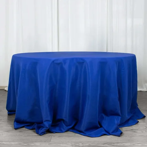 Vista 44 de Efavormart - Mantel redondo de poliéster de 90 pulgadas sin costuras de calidad comercial para banquetes de boda, restaurante