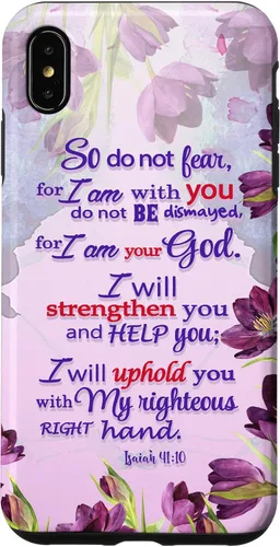Vista 11 de So Do Not Fear for I 'm with You Isaías 41:10 - Funda cristiana para iPhone 17