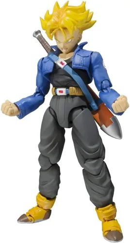 Vista 3 de Dragon Ball Z Super Saiyan Trunks S.H.Figuarts Premium Color Ver. Figura de acción