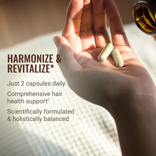 Vista 9 de Hair La Vie Live Conscious Revitalizing Blend Vitaminas para el crecimiento del cabello para mujeres para apoyar la salud del cabello, suplementos