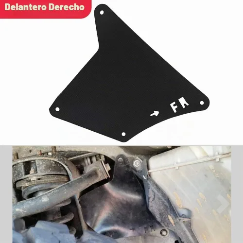 Vista 4 de Protectores de protección contra salpicaduras con clips