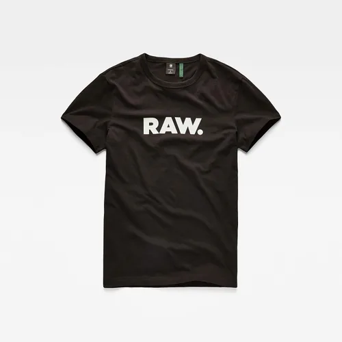 Vista 4 de G-STAR RAW Camiseta de manga corta con cuello redondo y estampado Holorn para hombre
