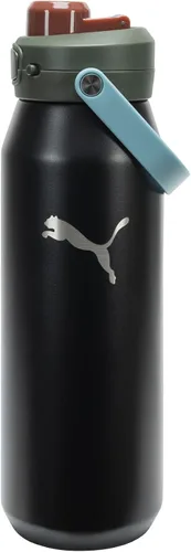 Vista 12 de PUMA Botella de agua de acero inoxidable aislada de 32 onzas unisex para adultos con asa de transporte