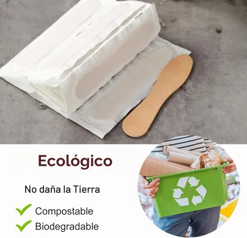 Vista 4 de Cucharas de madera para helado, 500 piezas de cubiertos desechables de 3 pulgadas, palitos de paleta de muestra de degustación, abedul natural