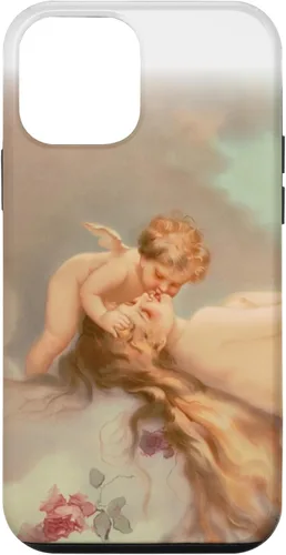 Vista 12 de iPhone 14. Querubines vintage jóvenes que cuidan de una bonita funda de ángel durmiente
