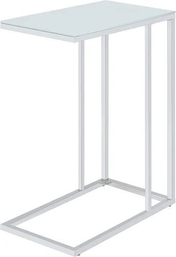 Vista 9 de Coaster Stella 900250 - Mesa auxiliar rectangular para sala de estar, cromada, 10 pulgadas