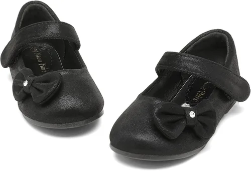 Vista 8 de DREAM PAIRS Zapatos de vestir Mary Jane para niñas pequeñas, uniformes escolares para niñas, zapatos de bailarina con lazo