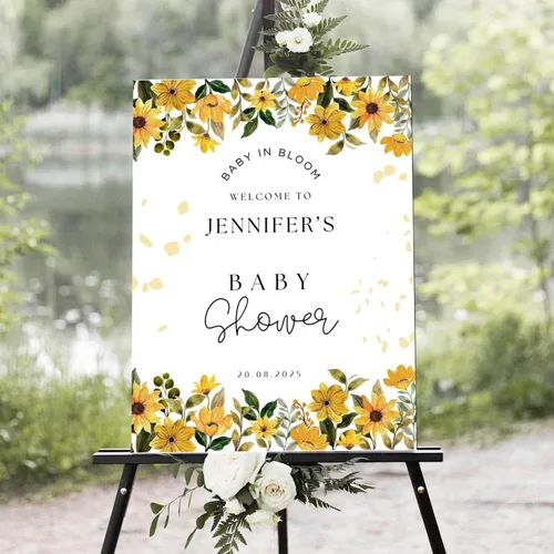 Vista 7 de Letrero personalizado para baby shower, letrero de bienvenida con soporte, letrero de bienvenida de niño azul, nombre y fecha personalizados