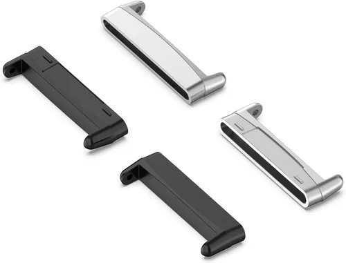 Vista 4 de Conector adaptador de correa de reloj de metal compatible con Fitbit Versa 4/Sense 2 Watch Connector - Conexión de banda de reloj de 0.787 pulgadas