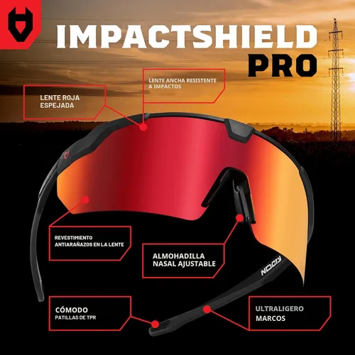 Vista 2 de NoCry Lentes de sol ANSI Z87 para hombres o mujeres con protección contra arañazos y 100% UV, lentes de seguridad teñidas con lentes de alto